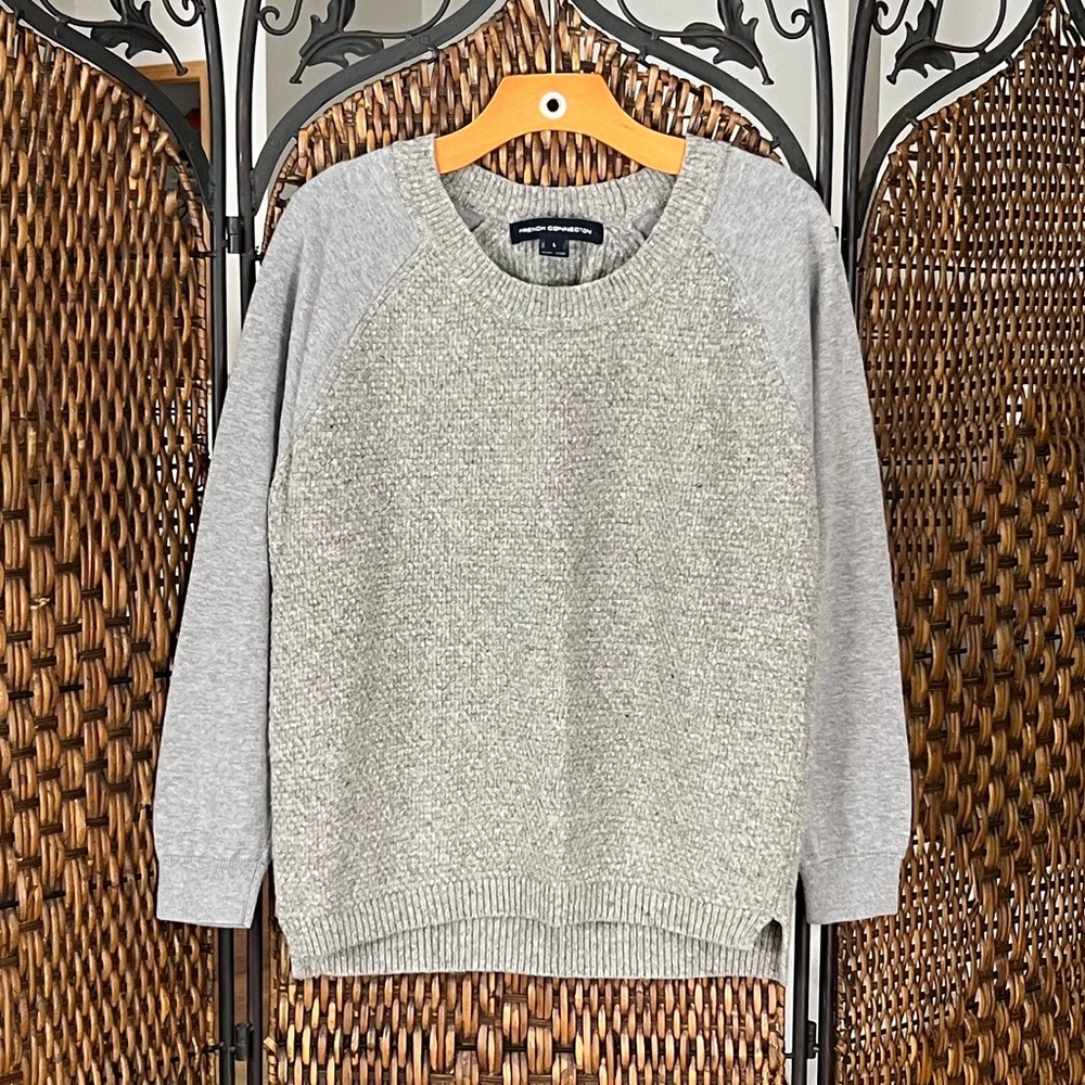 French Connection Wool Tweed Sweater Men’s Large